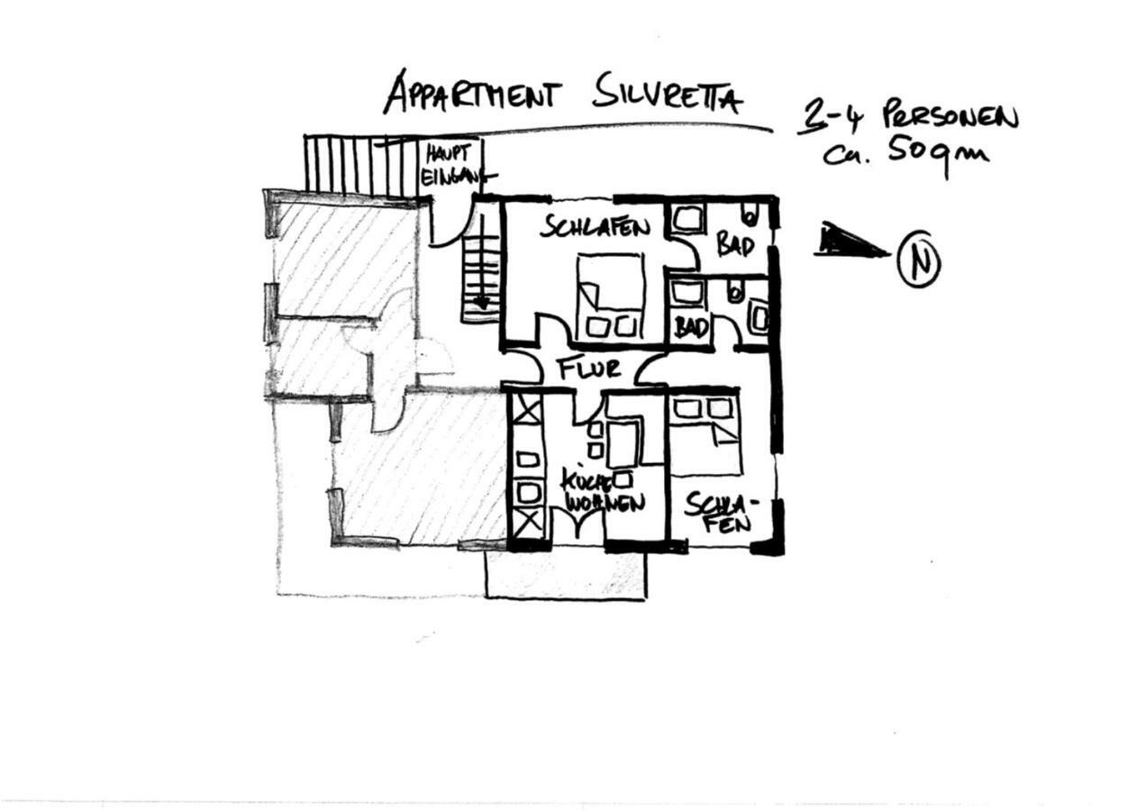 Haus Galgenul Appartement Sankt Gallenkirch Buitenkant foto